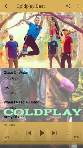 Coldplay (All Song) - The Scientist,  Paradise 7 تصوير الشاشة