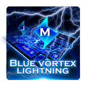 ikon Blue Vortex Lightning Keyboard