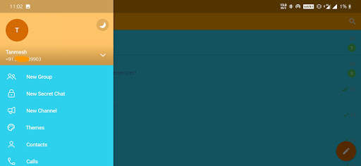 Orange Messenger screenshot 1