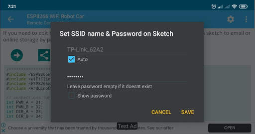 ESP8266 WiFi Robot Car screenshot 7