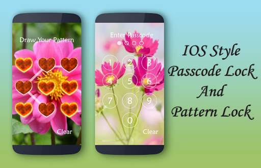 Pink Flower Lock Screen 4 تصوير الشاشة