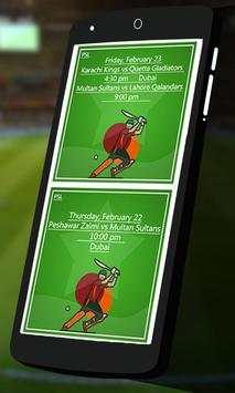 PSL Schedule screenshot 5