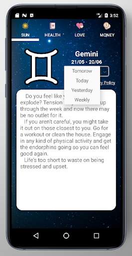 Daily Gemini Horoscope screenshot 1