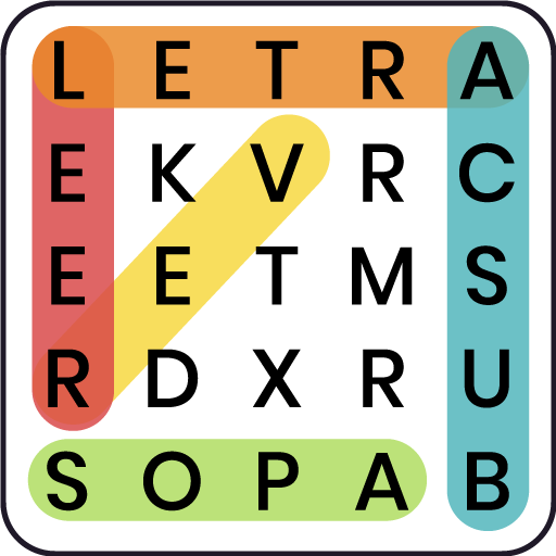 Sopa de Letras - Conecta letras gratis icon