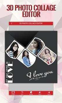 3D Photo Collage Editor screenshot 4
