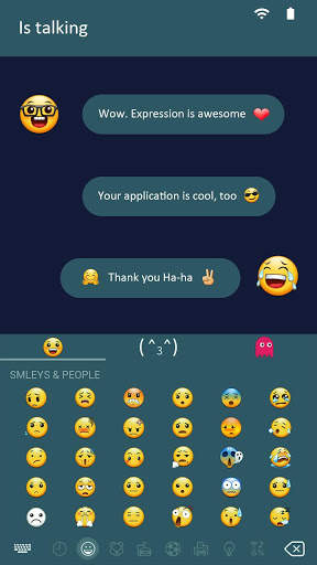 Galaxy emoji theme for galaxy keyboard screenshot 3