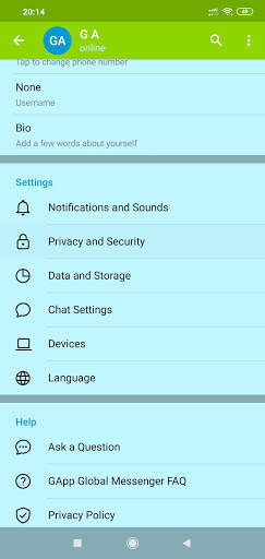 GApp Global Messenger screenshot 6