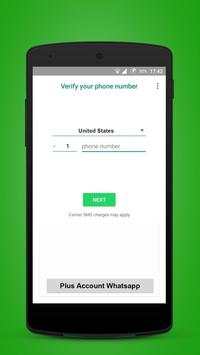 plus whatsapp Account & Dual screenshot 2