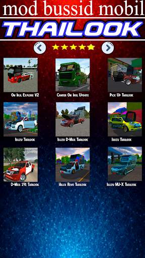 Mod Bussid Mobil Thailook screenshot 5