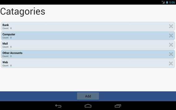 PasswordManager Lite screenshot 4