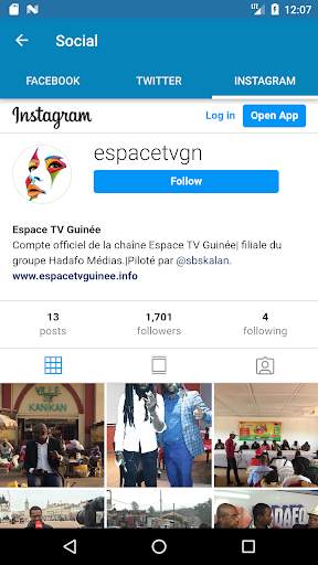 Espace FM Guinée - ESPACE TV G screenshot 4