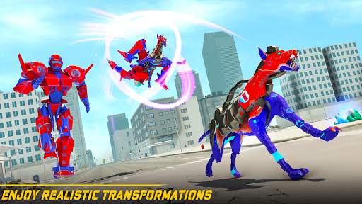 BMX Cycle Robot Transform War screenshot 2