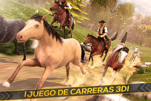 Carreras de Cowboys a Caballo screenshot 1
