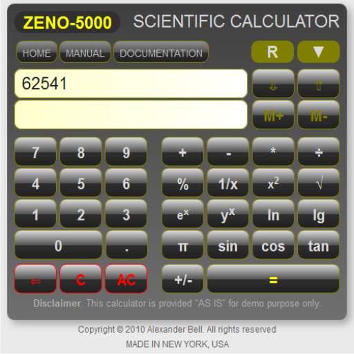 ZENO5000 SCIENTIFIC CALCULATOR скриншот 2