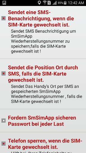 SmSimApp Anti Theft screenshot 1