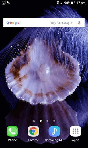 White Pearl Live Wallpaper screenshot 3