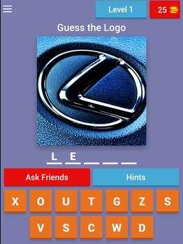 Cars Logos Quiz Hd Ultimate Edition screenshot 8