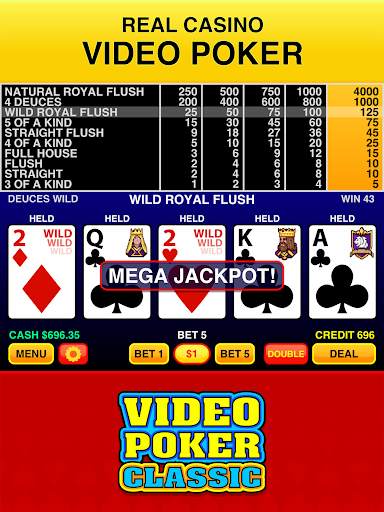 Video Poker Classic ® 6 تصوير الشاشة