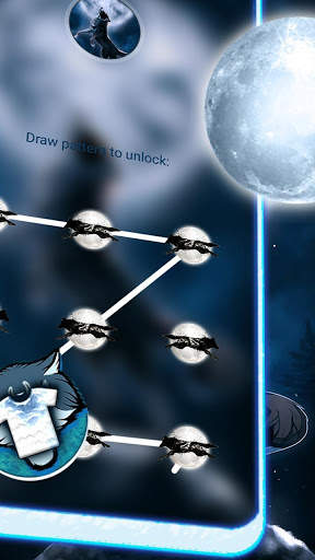 Moon Wolf Launcher Theme screenshot 5