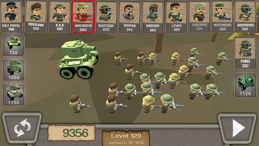 バトルシミュレーター：第一次世界大戦 screenshot 1