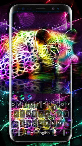 Hologram Leopard Keyboard screenshot 4