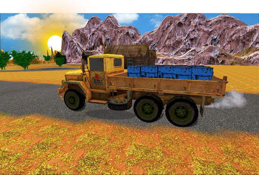 Euro Truck driving-world offroad cargo simulator screenshot 5