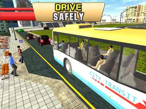 City Tour Bus Coach Driver 3D screenshot 10