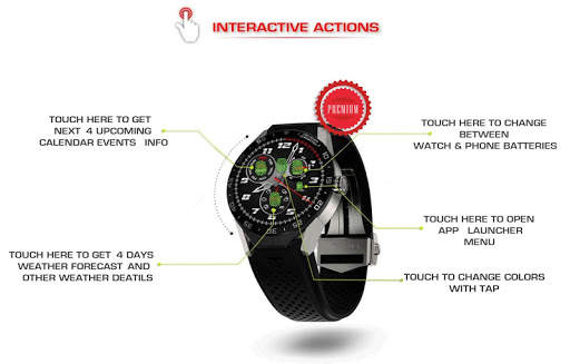 Extreme Watch Face & Clock Live Wallpaper screenshot 2
