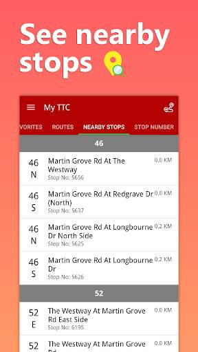 My TTC - Toronto Transit Bus, Subway Tracker screenshot 4