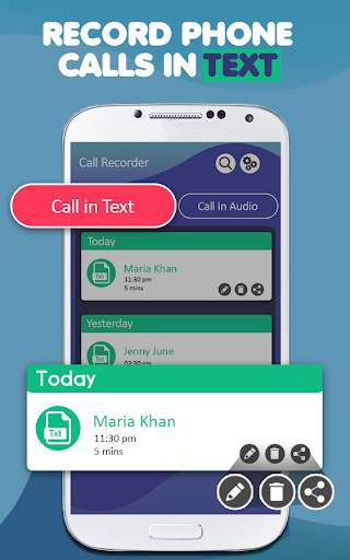 Call Recording to text conversion - Voice to text скриншот 1