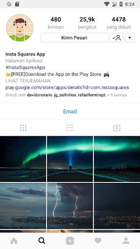 Instant Squares - Pemecah Gambar untuk Instagram screenshot 1