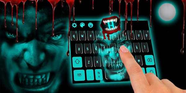 Bloody Vampire Horror Keyboard Theme स्क्रीनशॉट 5