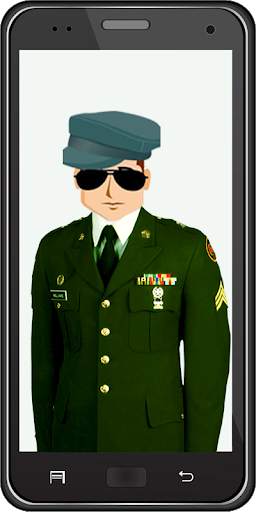 MILITARY SUIT PHOTO MAKER screenshot 1