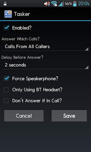 Auto AutoAnswer Tasker Plugin screenshot 2