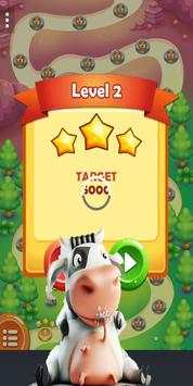Cow Fruit Crush 糖果 🐄 screenshot 2