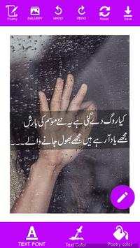 writing urdu poetry on photo 11 تصوير الشاشة