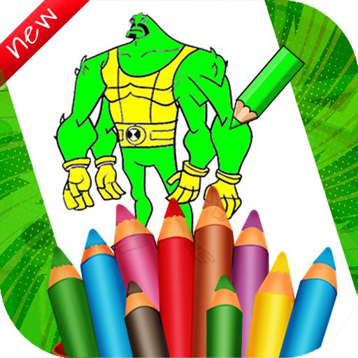 Coloring Ben Hero Cartoon 1.9.1