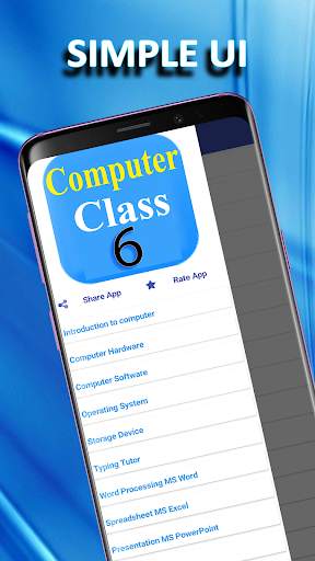 Computer Class 6 notes offline screenshot 2