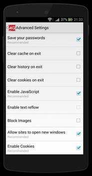 4G Fast Speed Browser screenshot 5