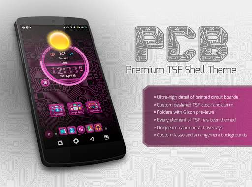 PCB Pink ⁞ TSF Shell 3 Theme screenshot 1