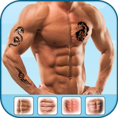 Six Pack ABS Photo Editor أيقونة