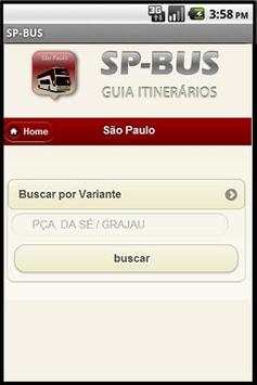 SP-BUS  Linhas de ônibus screenshot 5