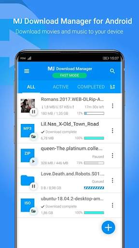 MJ Downloader - Accelerate and Organize Downloads screenshot 1