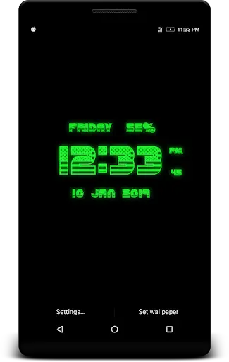 USA Digital Clock Live Wp screenshot 1