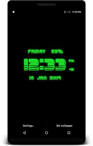 USA Digital Clock Live Wp screenshot 1