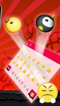 Red Fighting Bird Keyboard Theme screenshot 3