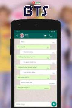 Chat Talk With BTS 7 تصوير الشاشة
