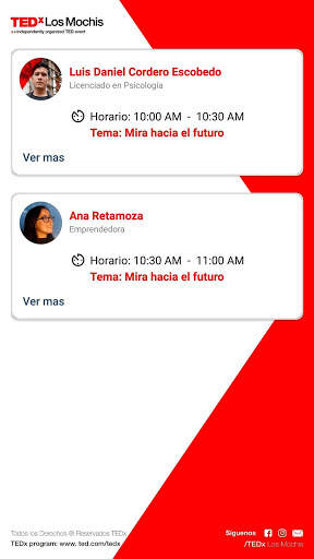TEDx Companion screenshot 2