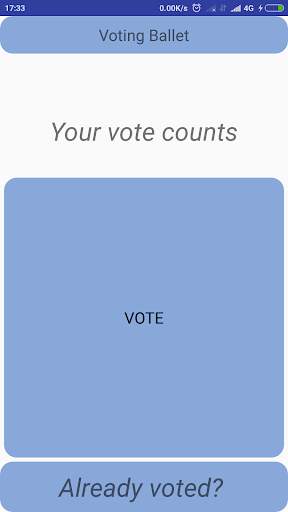 Aplicación de votación toastmaster screenshot 3