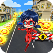 Subway Ladybug Princess Surf Run icon
